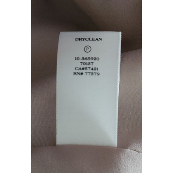 NWT $169 Ann Taylor Womens Sheath Dress Beige Wool-Blend Sleeveless Tall Size 8T - Picture 9 of 10